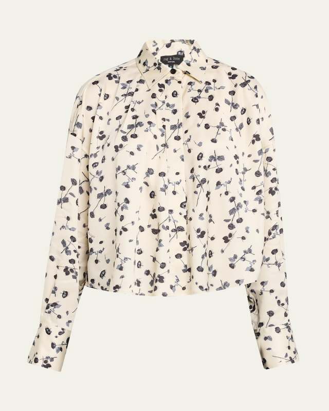Martha Floral Satin Shirt
